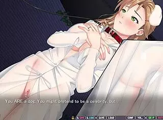 Horny ex-classmate trophy wife gets fucked at night in hentai anime!