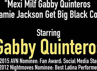 I, Gabby Quinteros, ride big black cock with Jamie Jackson
