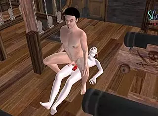 why is this animated guy taking a strapon dick in his ass in 3d cartoon porn?