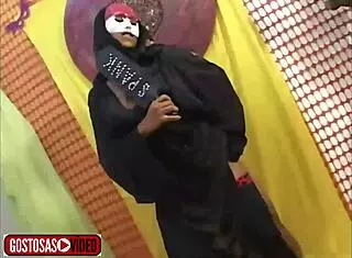 brazilian prostitute teases client before oral scene