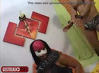 brazilian prostitute teases client before oral scene