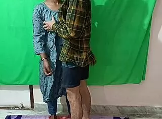 indian housewife and her young friend in bedroom episode