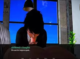 My new family hentai game with redhead blowjob 😍