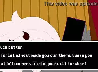 casual toriel animation from undertale gets animated in fun way