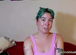 Olivia Feels Excited In Strip Trivia Game.