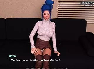 Hot Teen in Acting Lessons Receives Cum After Anal in Game