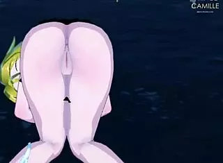 Anna exorcises with wet vagina