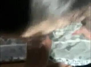 Ela arrives SUCKING big black cock with tattoos