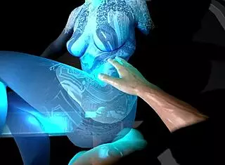 Cortana, you love sucking my dick in this 3d hentai scene.