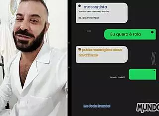 the masseur's first session with oils.