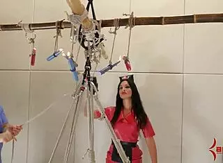 I'm obsessed with this waxed anal teen sub in bondage.