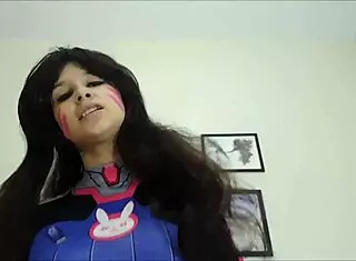 DVA OVERWATCH RIDES FOR CREAMPIE!