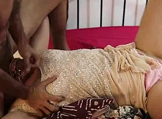 I love this french amateur in satin lingerie giving blowjob