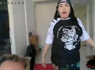 Pamela pantera and soraya carioca prepare for recording