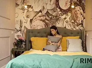 latina wife licks ass during army fantasy sex in rim4k