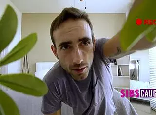 Caught stepsis playing with stepmom's dildo