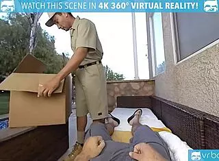 Gay vr porn features rough ass fucking with hot stud gabriel in outdoor pov