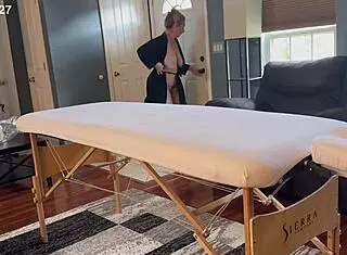 Curvy Milf Danni Jones Receives A Home Visit From Her Fit Masseur For A Relaxing Session