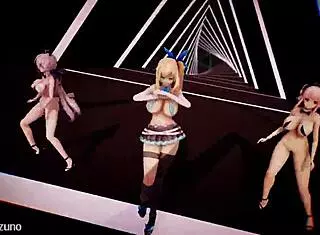 Mmd R18 Adorable Girls Dancing To Luvoratorrrrry With Cute Moves