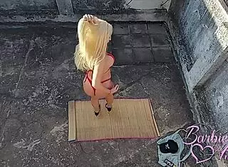 Barbie Anderson se liga con el albañil