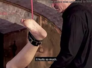 Blonde Shy Milf Tasting the Sole in Extreme Fetish Play