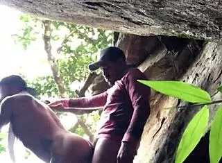 Sex on the beach with monster cock and big ass