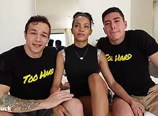 QB1 Bangs Cheerleader and Slutty Best Friend