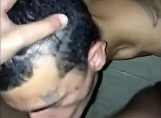 Intimate encounter in the barbershop setting