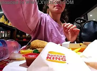 excited by step-brother's public lovense play