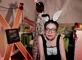 Cute Blonde's Submissive Bedroom Dancing