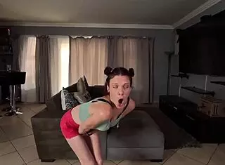 i feel the piss desperation building, as a solo slut i wet my pants with big ahegao eyes