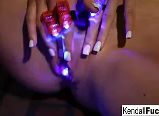 Kendall Karson Plays with Her Amazing Tits and Tight Wet Pussy