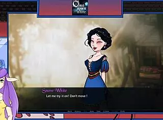 Princess gets naughty in hentai anime cartoon style