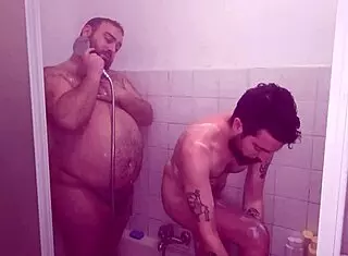 Are You Kissing and Blowing Monster Cock in Shower Bareback?