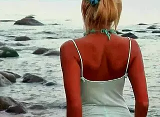 masha strips naked showing her shaved pussy and ass