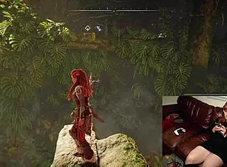 gamer slut forgets cam on