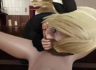 Pokemon Cynthia gives blowjob pov full video?