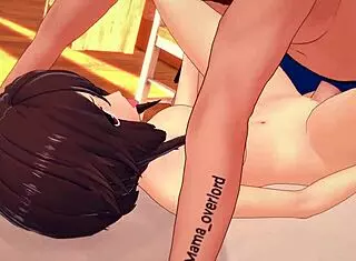 Megumin in sportswear for adult hentai fun.