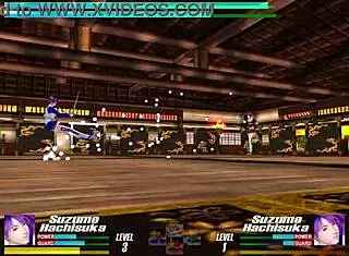 Intense hidden boss fight in Japanese game.