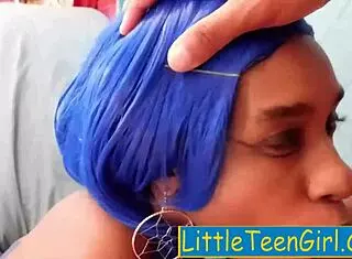 angry step dad gets rough blowjob and deepthroat from teen