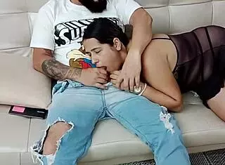 Massage To Stepmother Goes Too Far I Fuck Her Mouth And Fill It With Cum