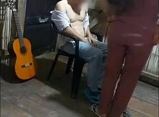 Religious leader preaches, but I invite him to fuck!