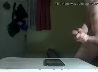 Jerking hard for Cassidyboo leads to cum on face