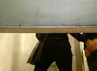 Gay Sex in Public Toilet