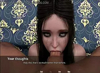 Hot brunette deepthroats in WVM 26