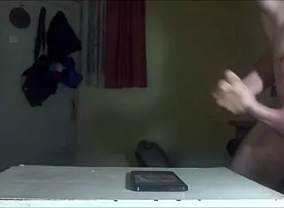 Jerking hard for Cassidyboo leads to cum on face