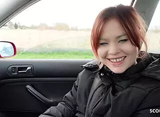yo, german redhead lizzy rose picked up for hardcore casting bang