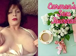 Granny Pixie Fucks Black Dildo And Cums