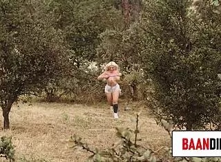 Blonde Accepts Public Fucking With Monster Cock.