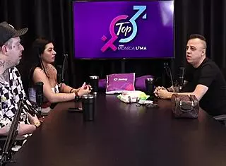 safada gives blowjob after hearing about condom for voyeur - freddy dogging in sheer red